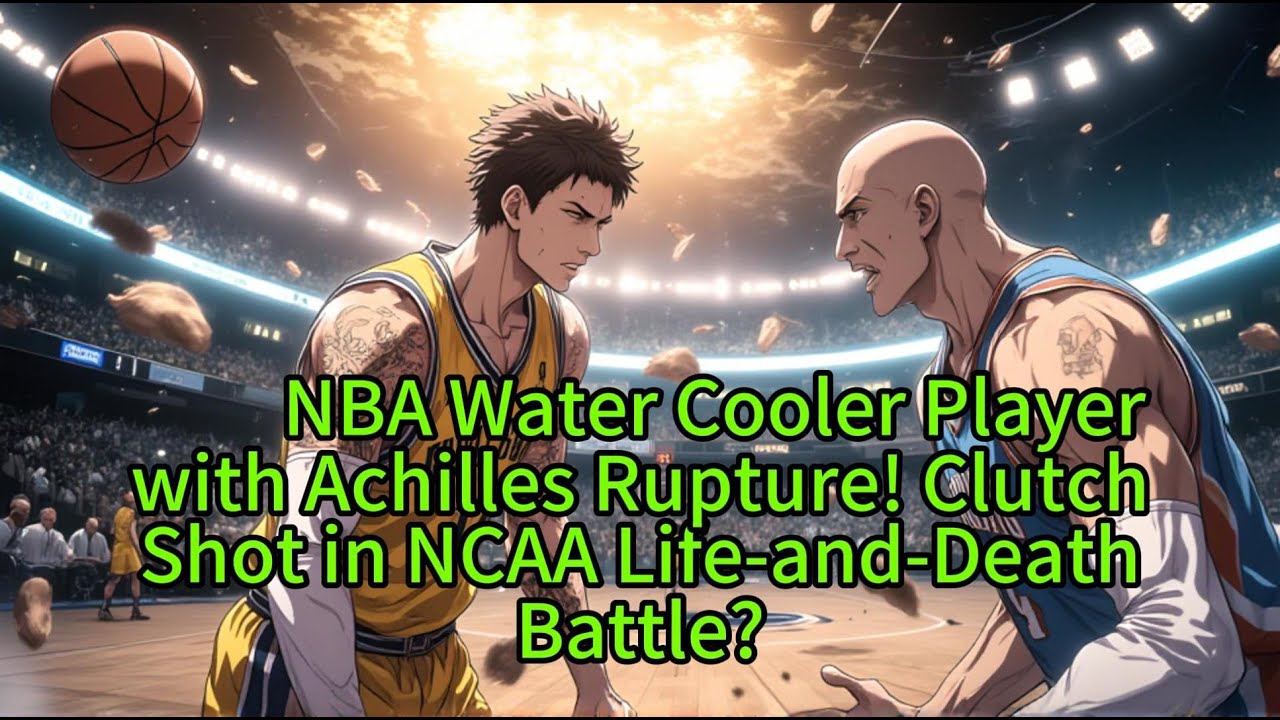 NBA Water Cooler Playerwith Achilles Rupture! ClutchShot in NCAA Life-and-DeathBattle?