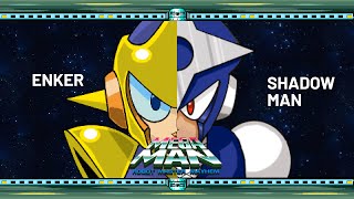 Enker vs Shadow Man Mega Man Robot Master Mayhem
