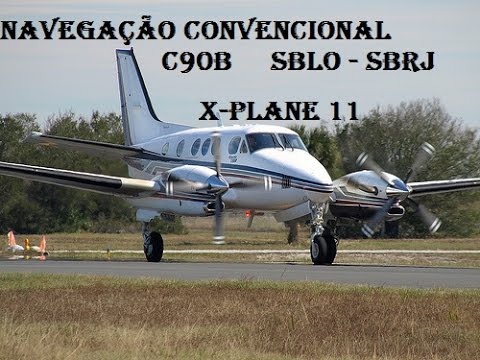 X-PLANE 11-NAVEGAÇÃO CONVENCIONAL - C90B SBLO SBRJ. Live at IVAO camera iphone 8 plus apk