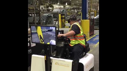 CB Forklift-Simulator at work