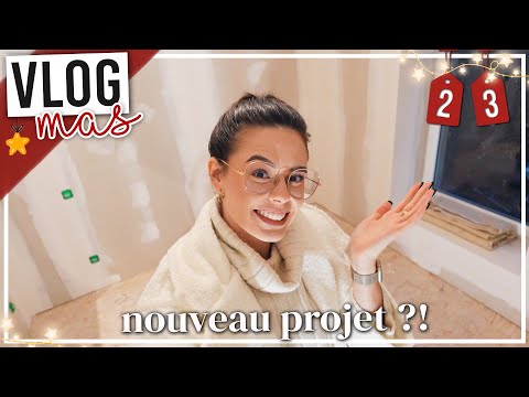 VLOGMAS 23 • Nouveau projet & y’a personne ?!