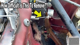 How To Remove An Accelerator Cable &amp; Gas Pedal From A Ford Mustang II! Ford Pinto? Mercury Bobcat?