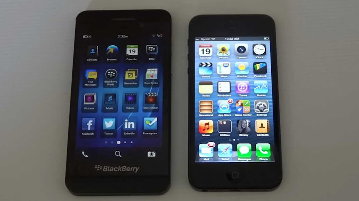 So sánh blackberry z10 và iphone 5s năm 2024