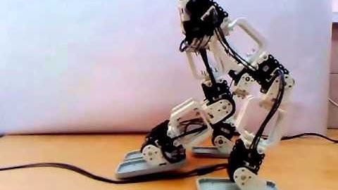 Biped Robot - Planar Motion - Bioloid Robot Kit