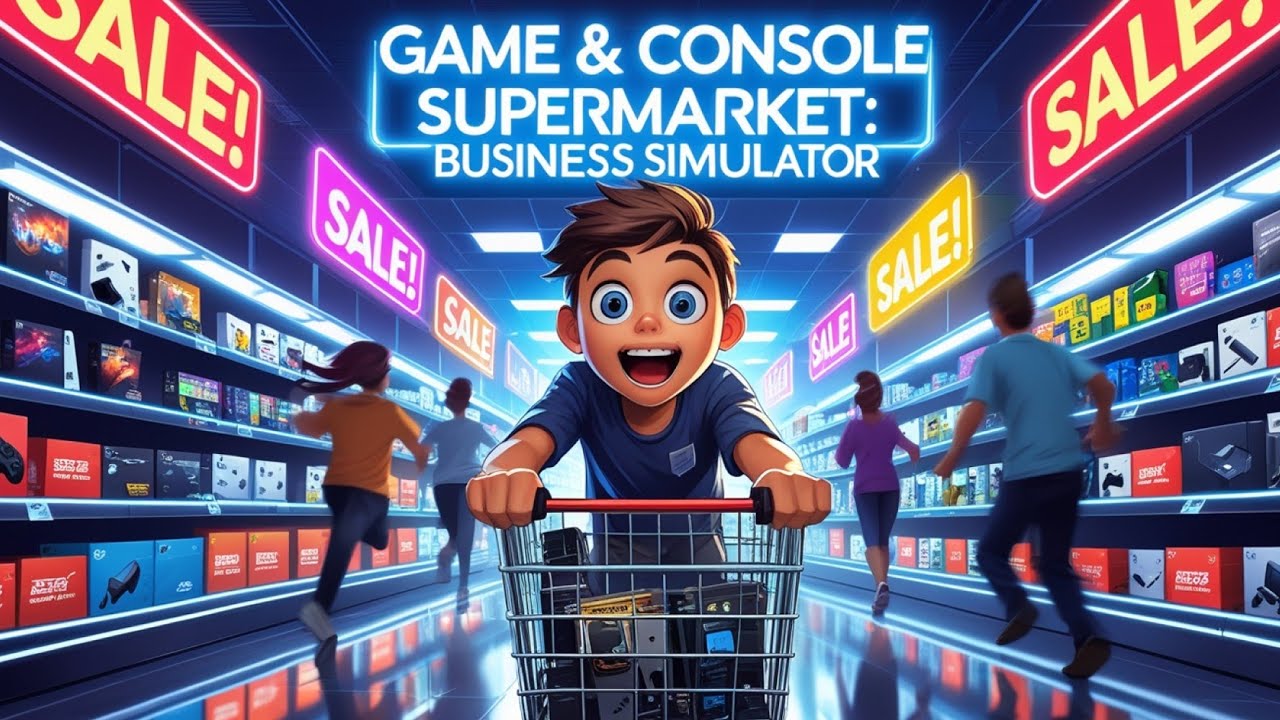 Game & Console Supermarket: Business Simulator #7 Jeux Ps5 