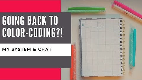 Going Back to Color-Coding?! | My Planner Systems & Chat