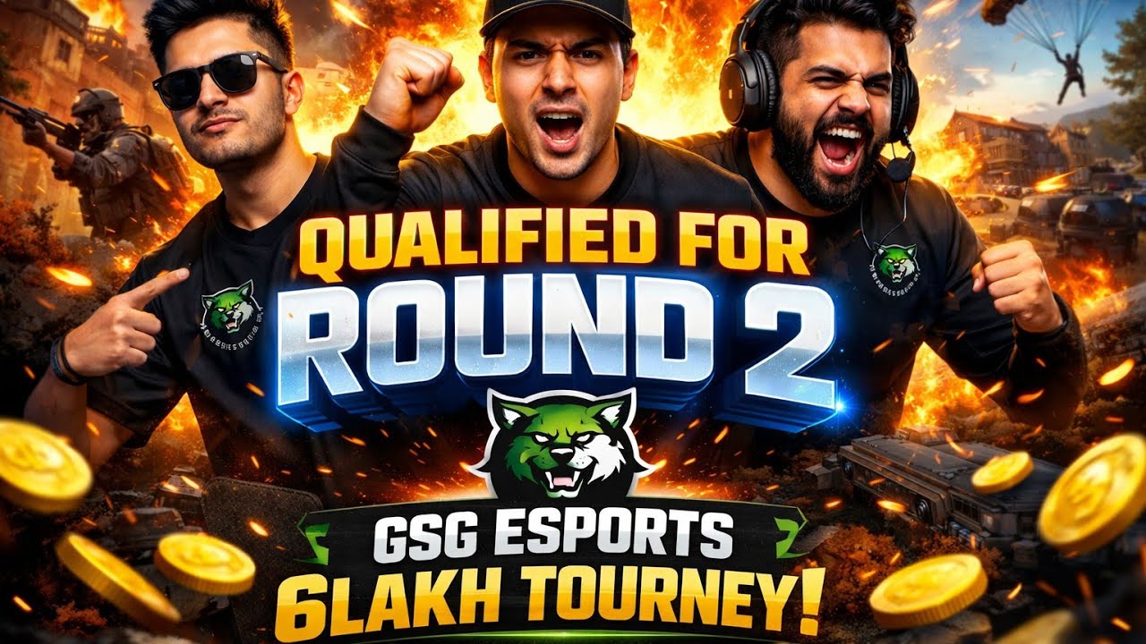 Qualified for Round 2 | SOLO 7 FINISHES | GSG Esports | 6 Lakh Tournament