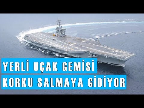 TÜRKİYE'NİN EN BÜYÜK UÇAK GEMİSİ DENİZLERDE!