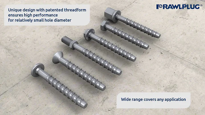 RAWLPLUG - CONCRETE SCREW ANCHOR R-LX