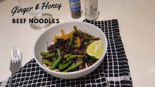 Deliciously Sweet \& Spicy: Ginger and Honey Beef Noodles Recipe! Max Cooks