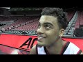 Quentin Snider talks at Louisville basketball media day