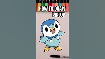 How To Draw Piplup Pokemon