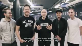 Simple Plan meets Oxy-Jeunes students in Montreal