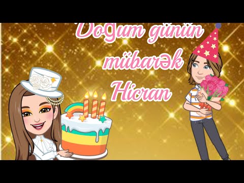 🎊Doğum günün mübarək Hicran💐  🎊С днём рождения Хиджран💐     🎊Happy birthday to Hicran💐 #bday