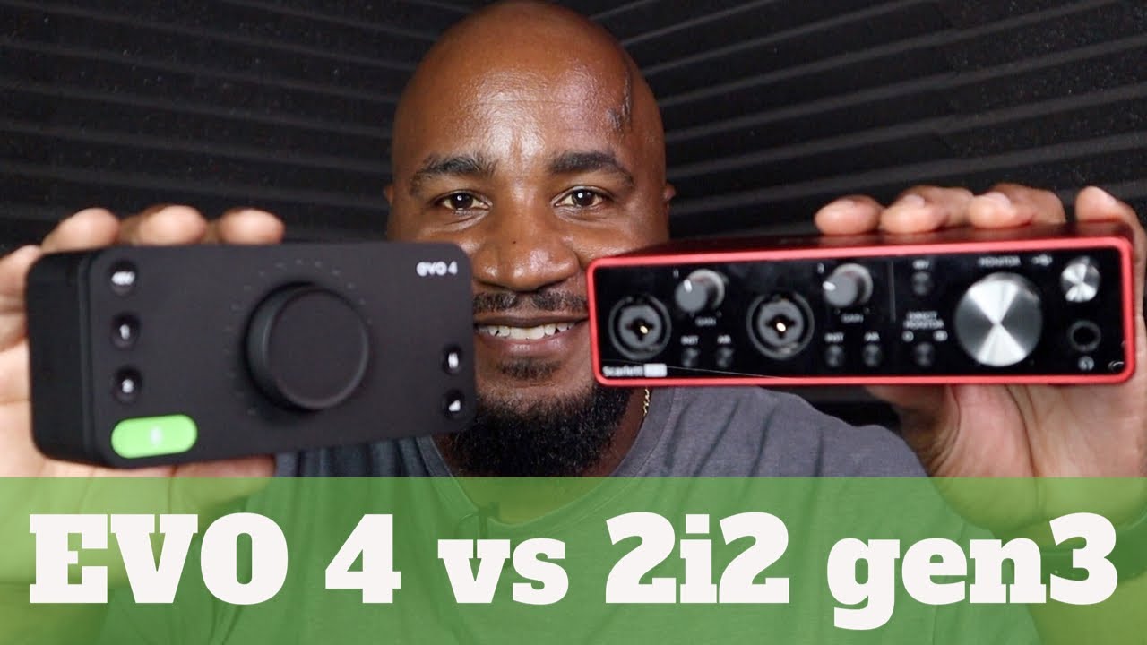 Evo 4 Vs Scarlett 2i2 Gen3 Youtube