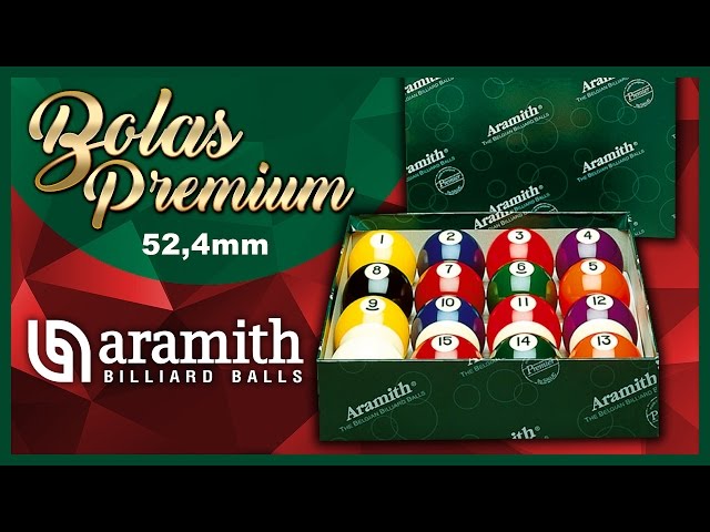 Jogo de Bola Aramith Tournament Champion 52,4mm