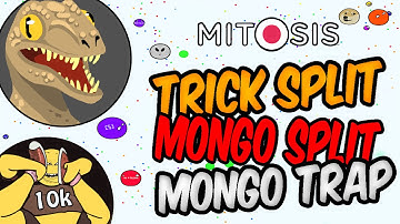 Mitosis - Trick Split, Mongo Split and Mongo Trap - leandrofq ft tulioplayspc - New Agario