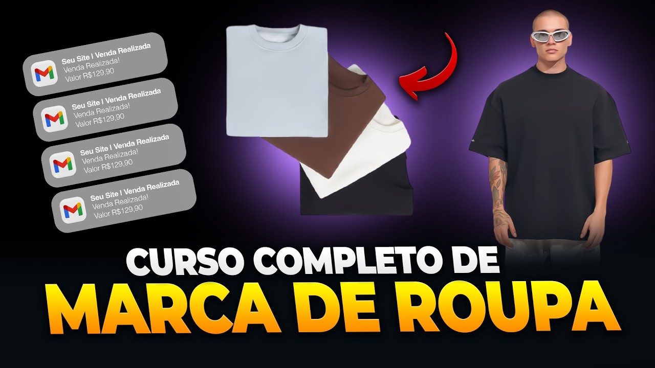 CURSO GRATUITO - COMO CRIAR UMA MARCA DE ROUPA (COMPLETO) - YouTube