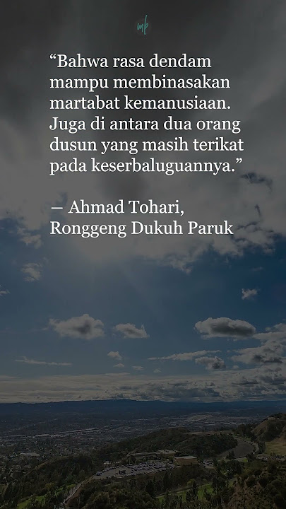 AHMAD TOHARI - RONGGENG DUKUH PARUK