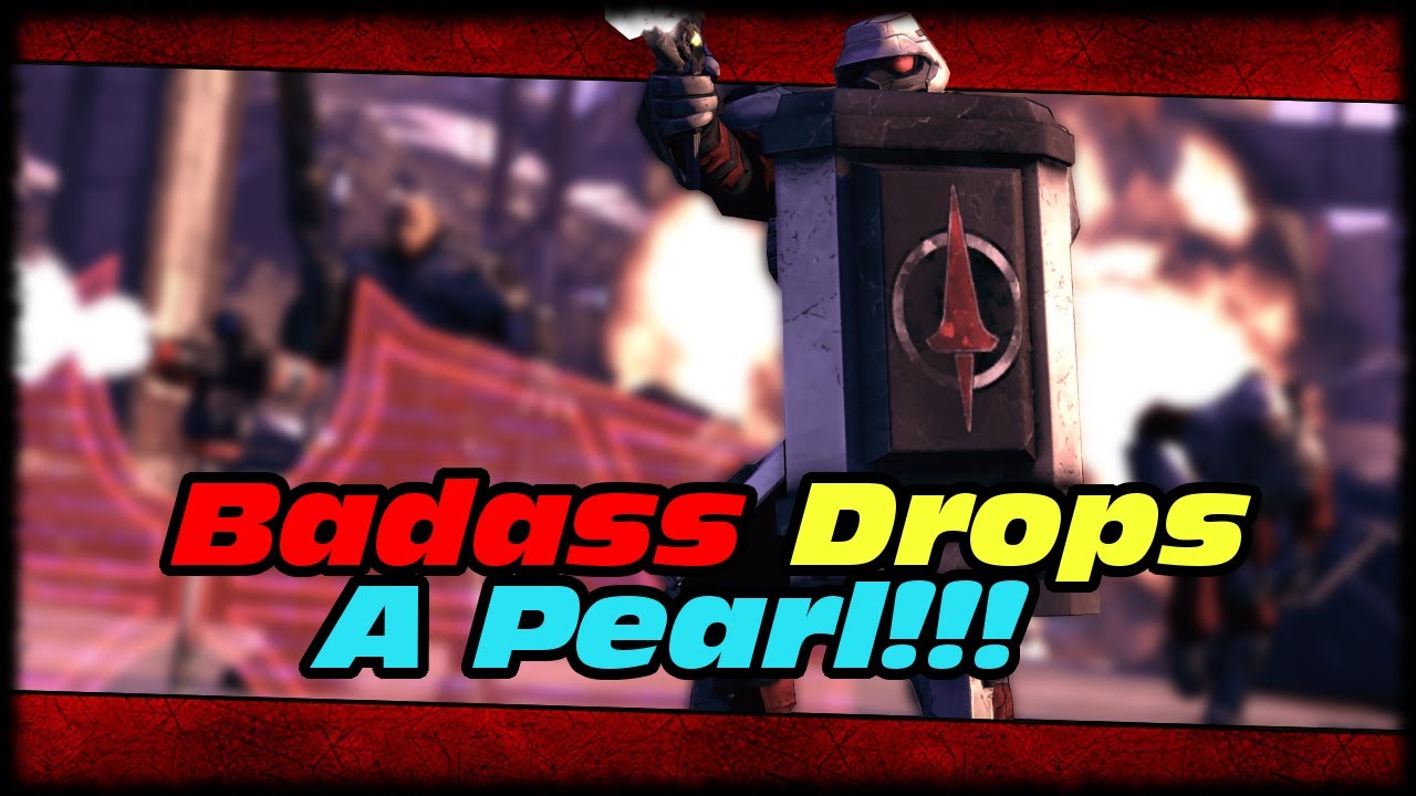 Borderlands CRAZY RARE Pearlescent Drop From Badass Crimson Lance!!! Pearl Drop From Badass!!!