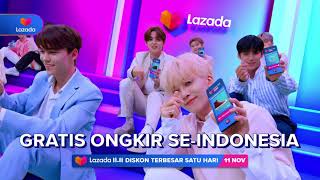 BELANJA BARENG #SEVENTEEN DI LAZADA 11.11 DISKON TERBESAR SATU HARI