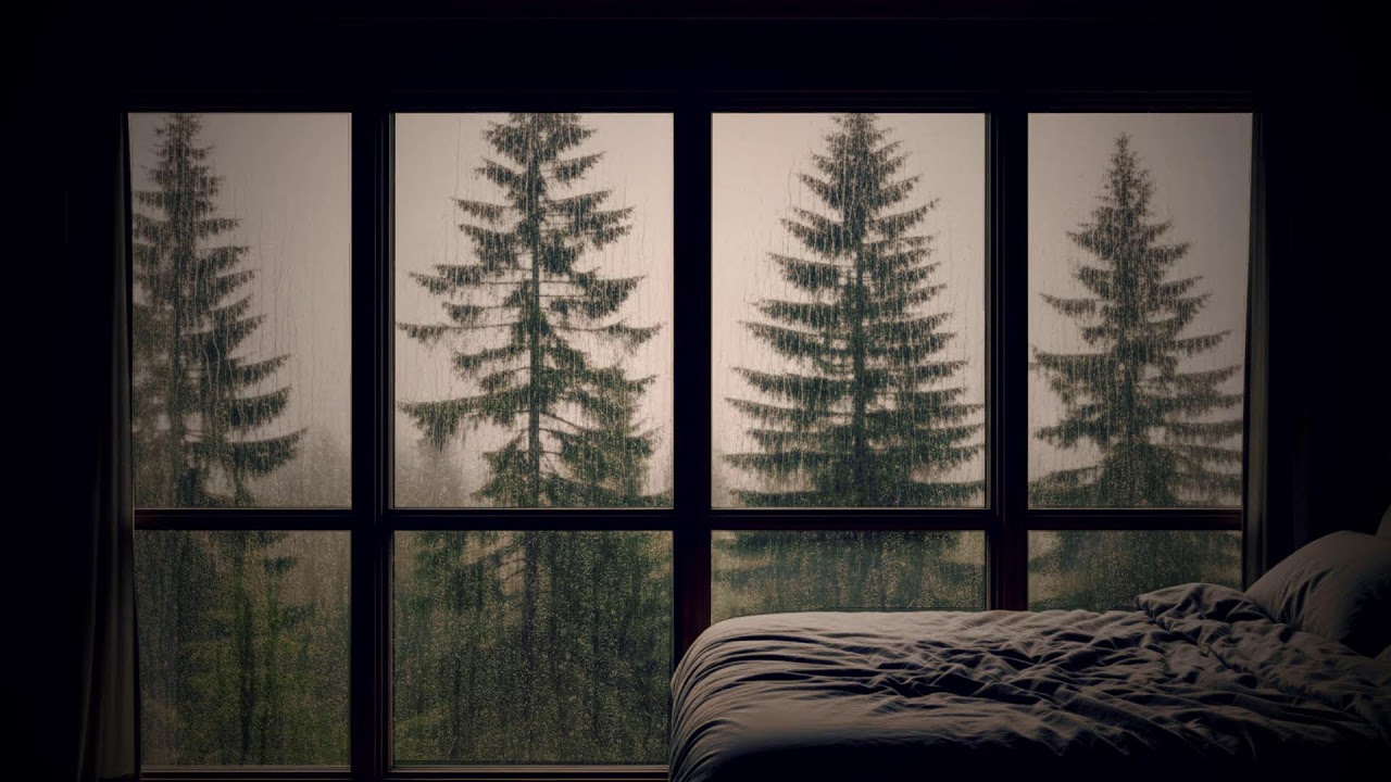 Rain Sound Inside Cabin Natural Soothing Ambience for Sleep and Inner Calm