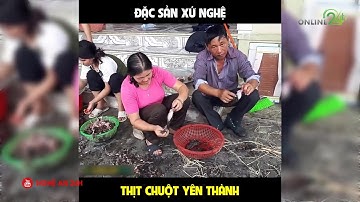 Đặc sản Nghệ An: Thịt chuột Yên Thành