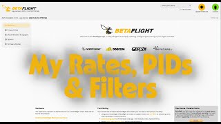 Betaflight 4.5 Betafpv G4 PID's and Filters for a Tiny Whoop Drone