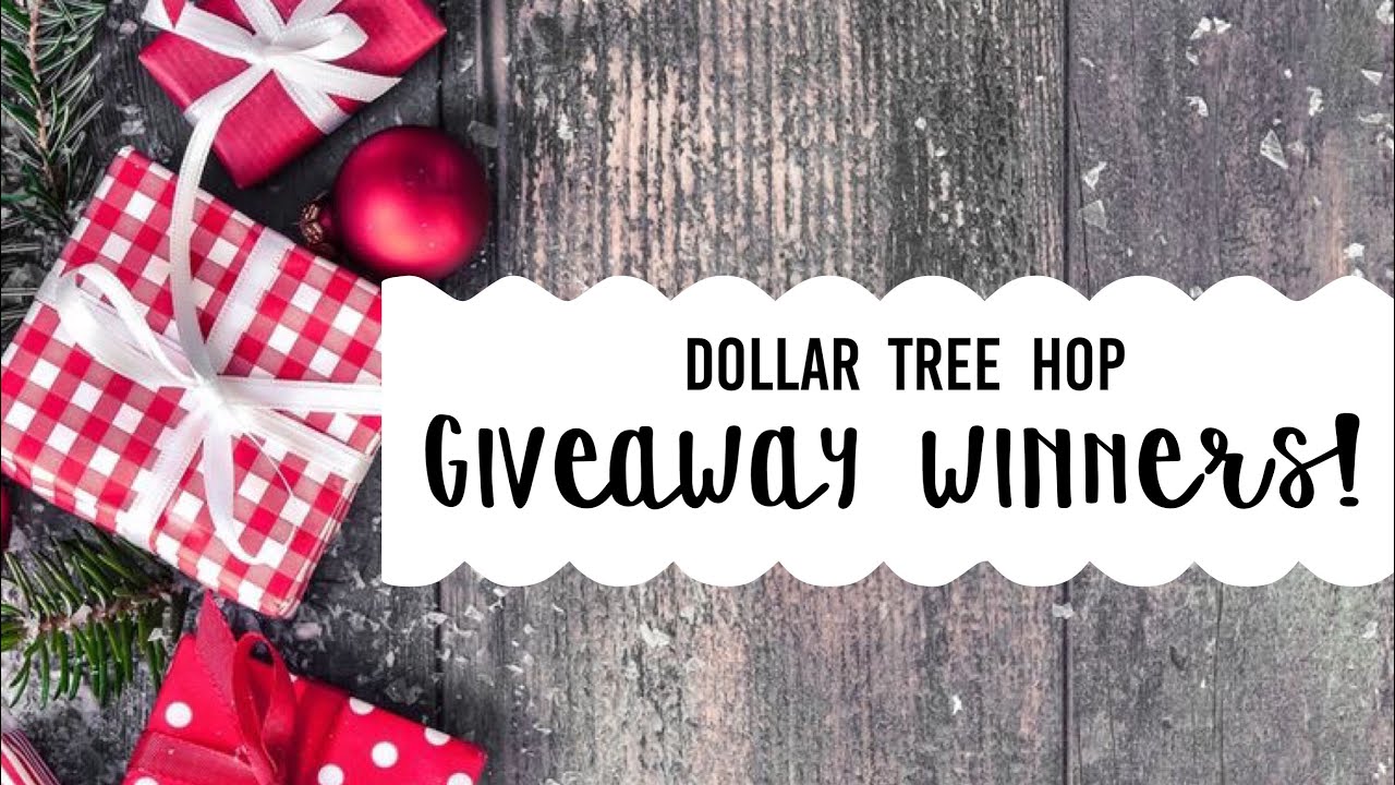 GIVEAWAY WINNERS from the Dollar Tree Hop! craft fair ideas vinyl