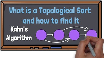 What is a Topological Sort of a Graph and how to find it using Kahn