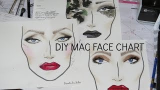 Diy Printable Mac Face Charts Part One Youtube