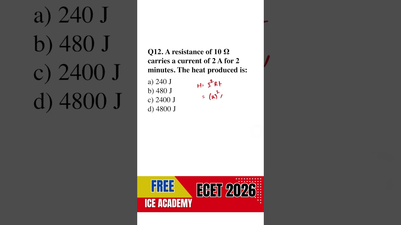 FREE ECET 2026 physics and chemistry Classes 🚀 | Q-10 ,
