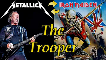 What if METALLICA wrote The Trooper by IRON MAIDEN  With solo multicam 4K vocal & guitar (cover)