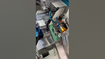 Double head chamfer#machine #cnc #industry #factory #device #chamfering #automation #processing