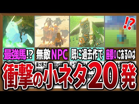 【小ネタ】全部知ってる？ティアキン衝撃の小ネタ20選【ゼルダの伝説ティアーズオブザキングダム】