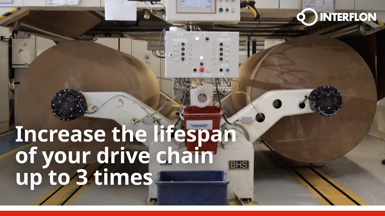 Interflon for Cardboard Increase the lifespan of your drive chain up