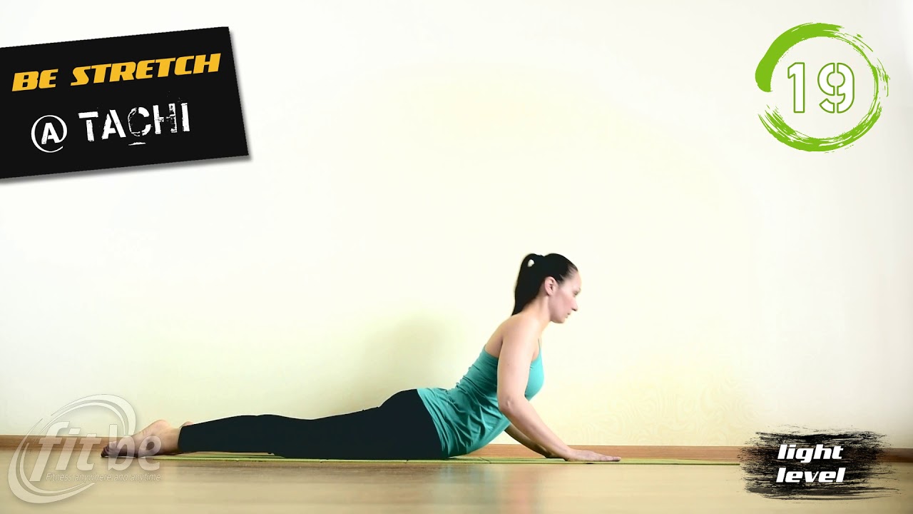 Растяжка мышц живота - YouTube