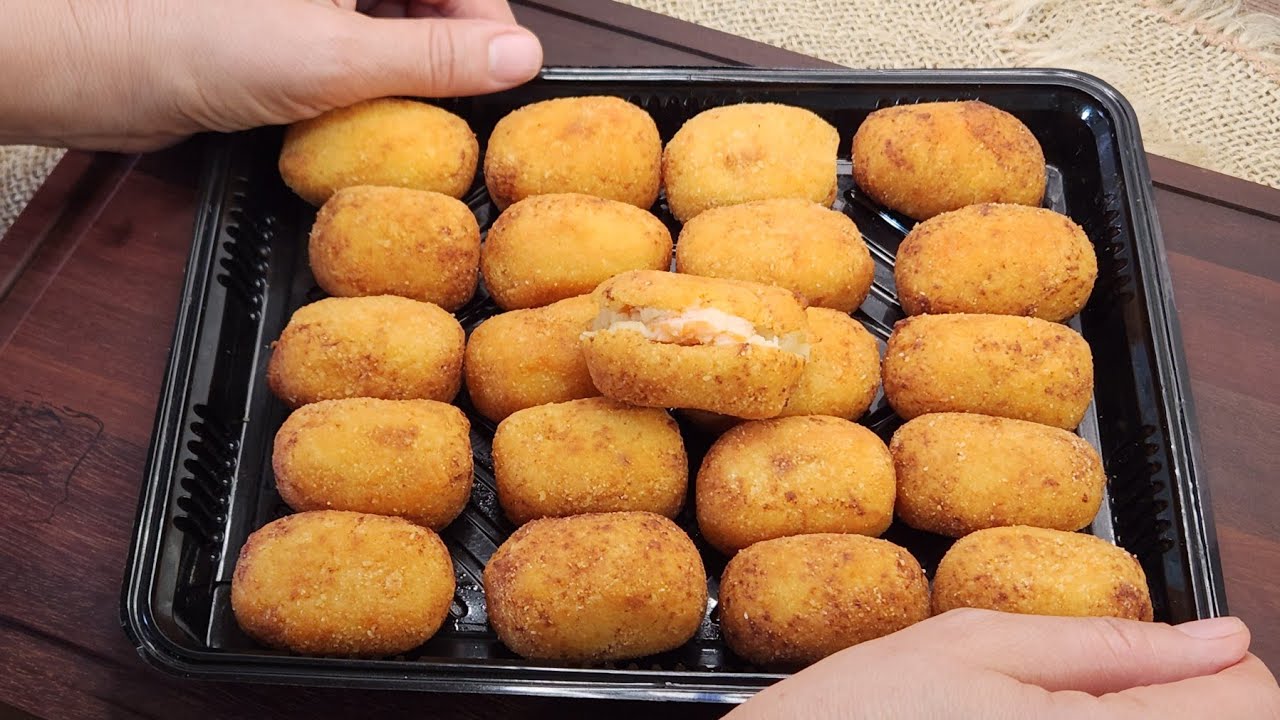 Por que será que TODO MUNDO pediu a receita desse Croquete de Camarão? Revelei o Segredo!
