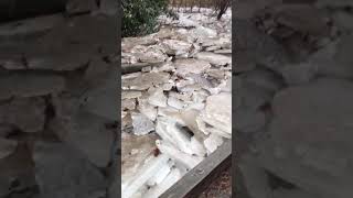 Ice melting in Ashe County NC