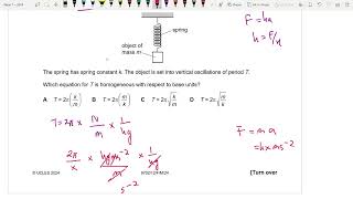 9702/12/F/M/24 | AS LEVEL PHYSICS 9702 PAPER 1 | FEBRUARY/MARCH 2024 | PAPER 12 | SOLVED