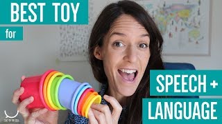 How to use STACKING CUPS for speech and language development