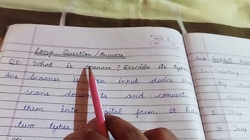 Class:4 Computer Lesson:2(Input and Output Devices)Revision of Long Ques/Ans