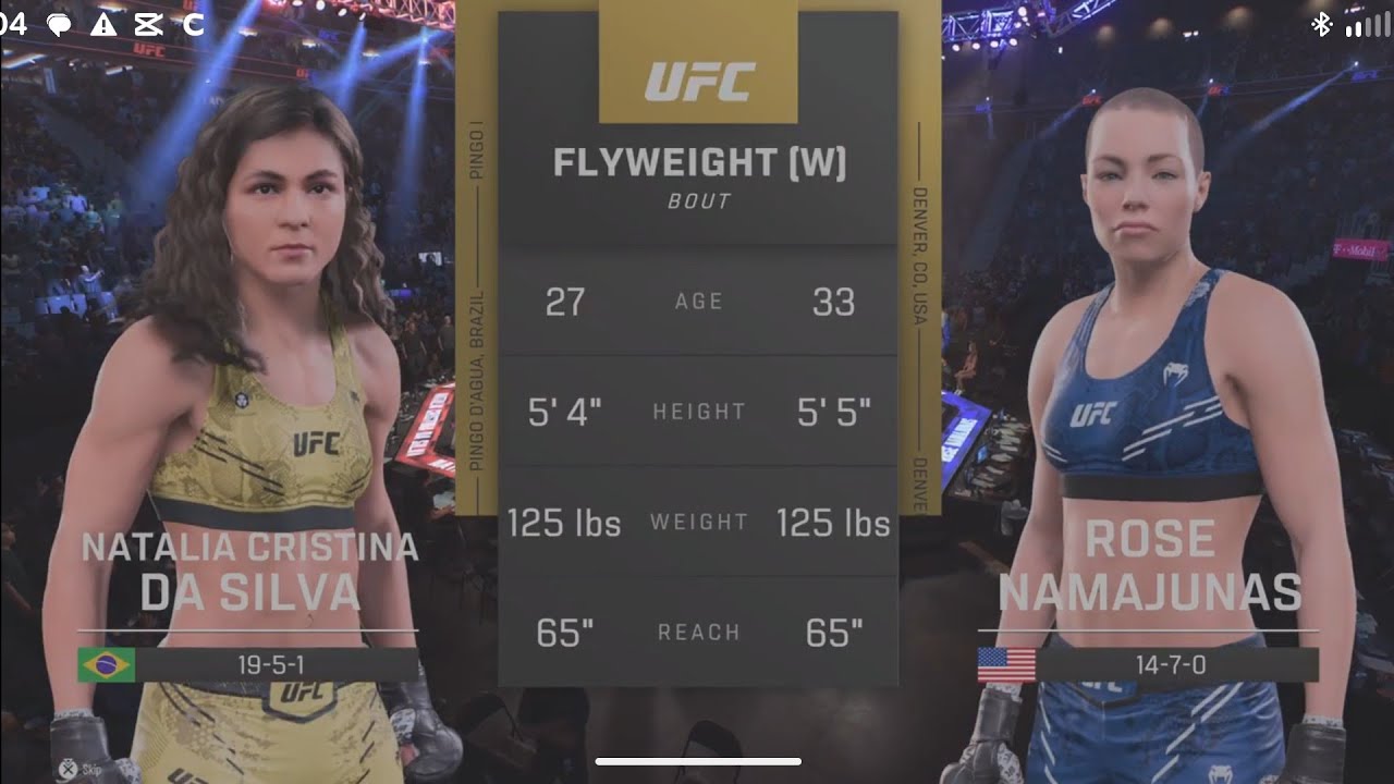 Da Silva Vs Namajunas UFC-5 She took that well!!!!