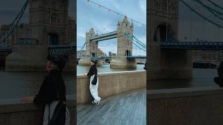 Posing in front of London Bridge(Tower bridge) 😌