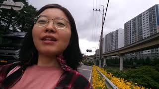 Matena gimnastiko en floroj