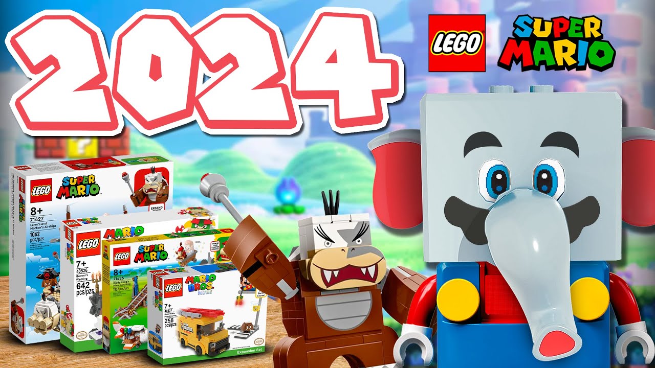 NEW Lego Super Mario 2024 Expansion Sets Morton Koopa Elephant