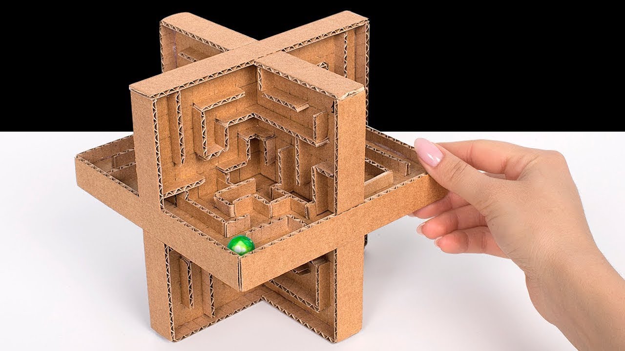 Fabriquer un labyrinthe à bille pour enfants (DIY / Tutoriel vidéo
