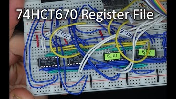 74HCT670 Register File - SPAM-1 8 Bit CPU - Part 4