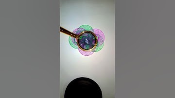 #Satisfying #Spirograph Loops in Motion. #shorts #short #youtubeshorts #viralshorts #art #asmr #diy