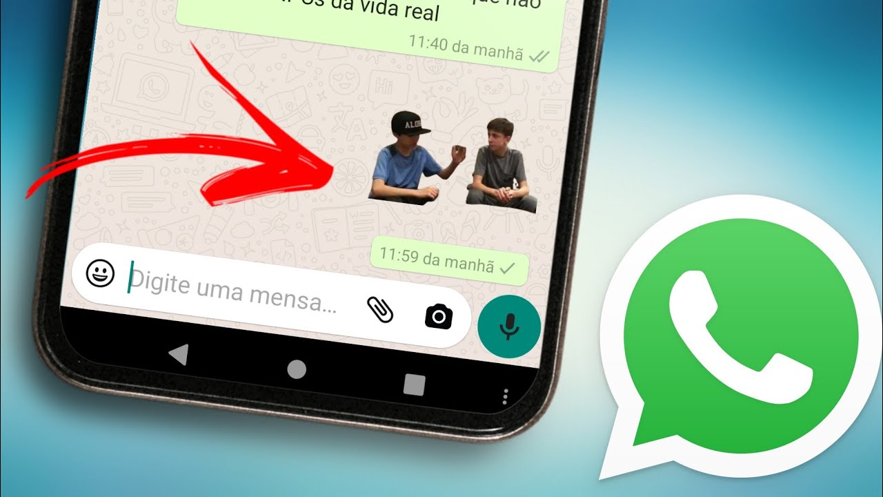 COMO FAZER FIGURINHA ANIMADA COM VÍDEO E GIF PARA WHATSAPP (SEM ROOT) MAIOR  GAMBIRRA EVER 